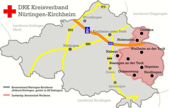 Karte Einsatzgebiet zu sehen ist eine Landkarte des Einsatzgebietes